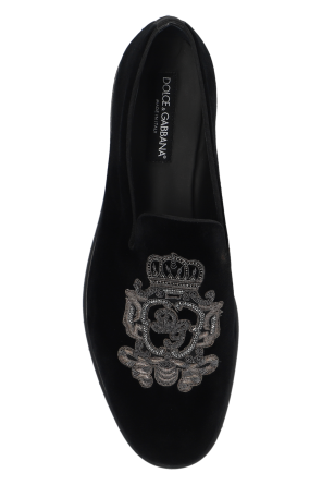 Dolce & Gabbana Aksamitne buty typu ‘loafers’