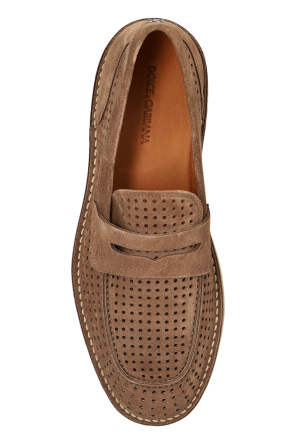Dolce & Gabbana Zapatos de ante tipo loafers