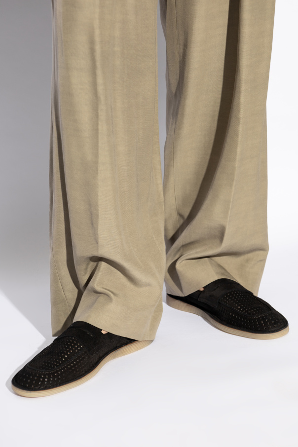 Dolce & Gabbana Zapatos de gamuza tipo loafers