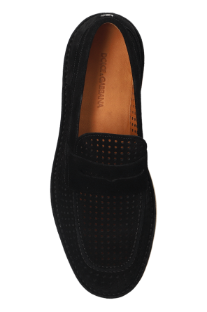 Dolce & Gabbana Zapatos de gamuza tipo loafers
