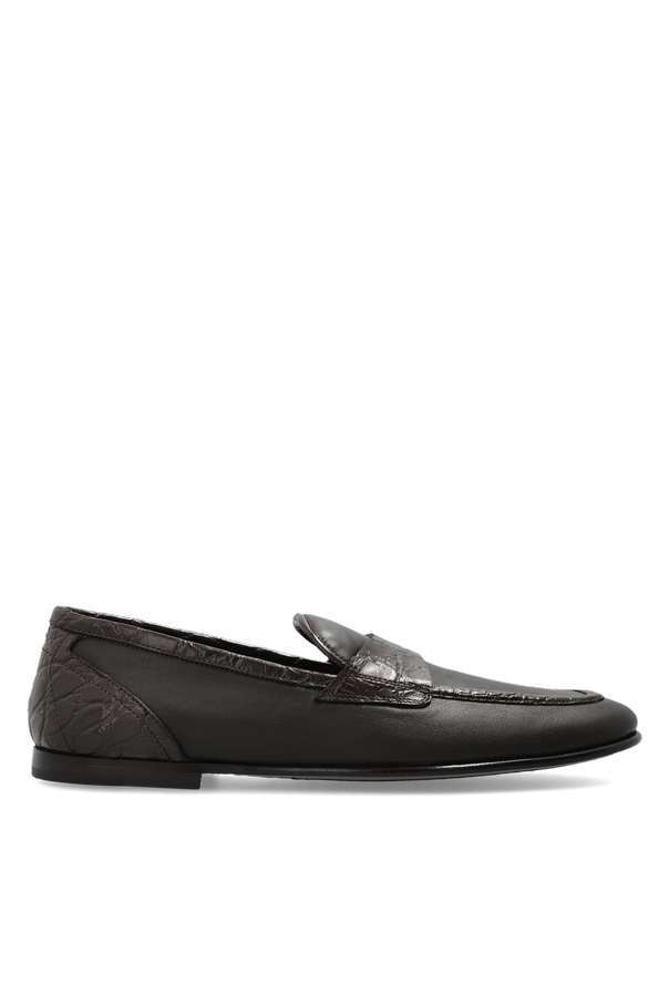 Dolce & Gabbana Kožené mokasíny typu ‘loafers’