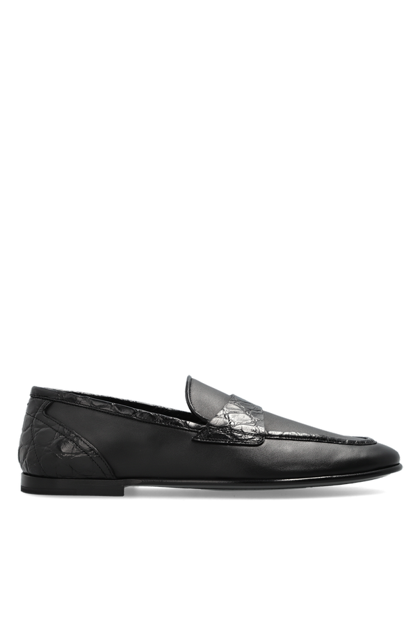 Dolce & Gabbana Leder-Slipper „Erice“