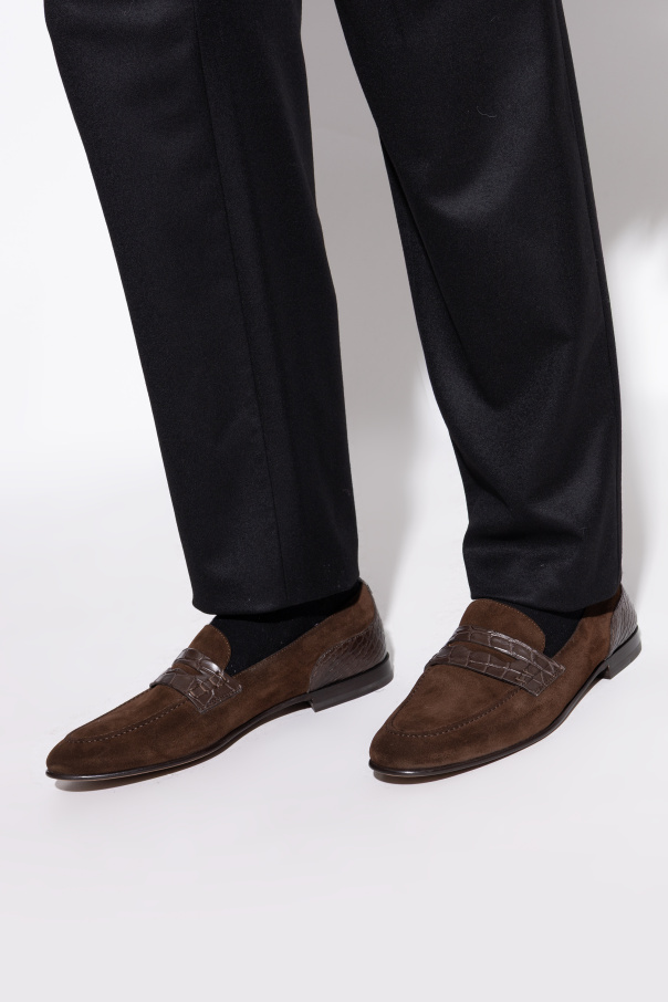 Dolce & Gabbana Loafer-Schuhe aus Wildleder