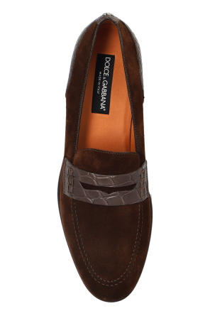 Dolce & Gabbana Loafer-Schuhe aus Wildleder