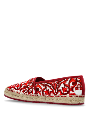 Dolce & Gabbana Espadrilles with "Majolica" pattern