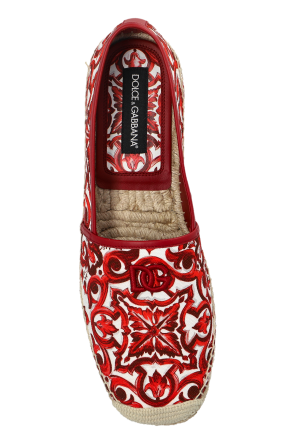 Dolce & Gabbana Espadrilles with "Majolica" pattern