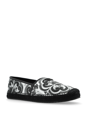 Dolce & Gabbana Espadrilles with "Majolica" print
