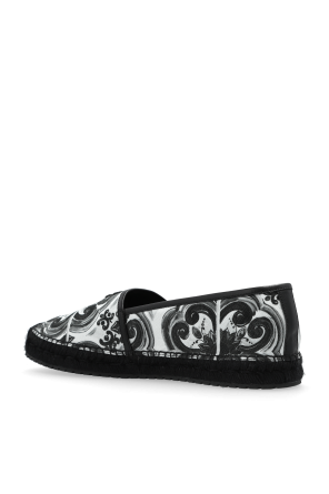 Dolce & Gabbana Espadrilles with "Majolica" print