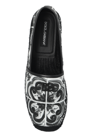 Dolce & Gabbana Espadrilles with "Majolica" print