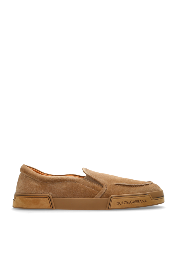 Suede slip-on shoes od Dolce & Gabbana