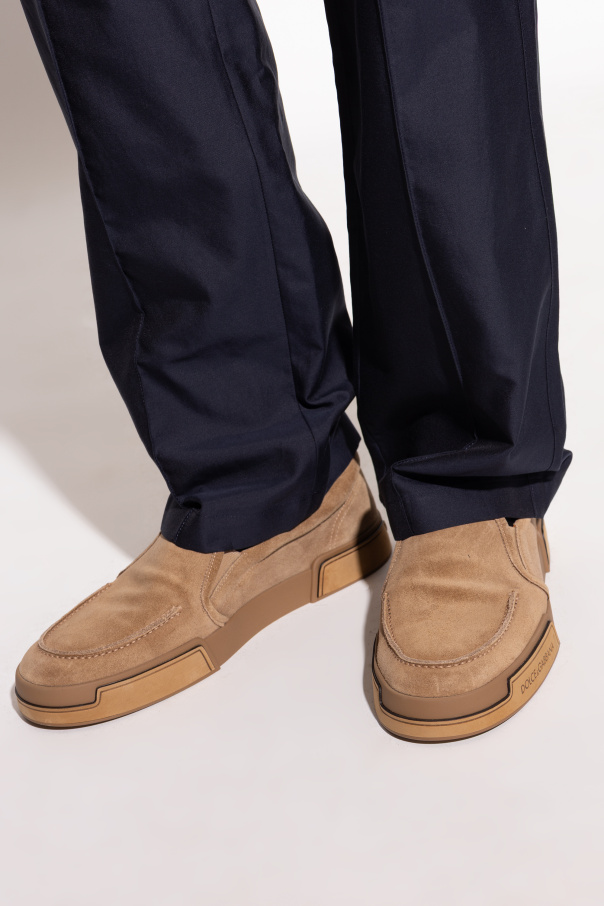 Dolce & Gabbana Zapatos de ante tipo “slip-on”