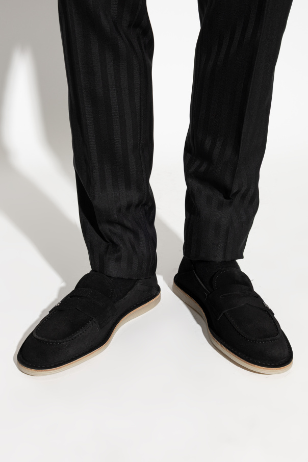 Dolce & Gabbana Suede shoes with logo