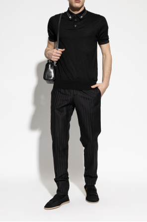 Dolce & Gabbana Suede shoes with logo