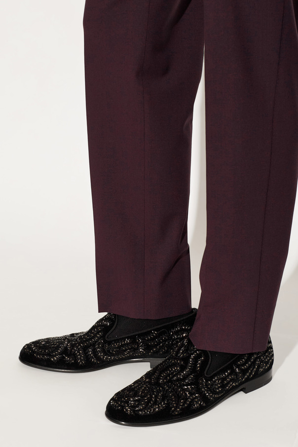 Dolce & Gabbana Shoes with shimmering ‘Loafers’-type embellishments