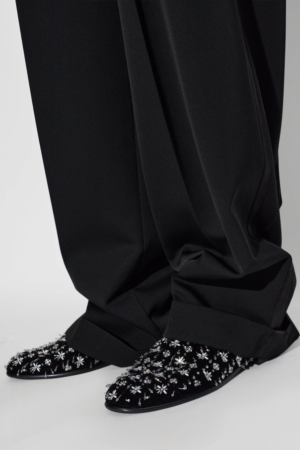 Dolce & Gabbana Shoes with Shimmering ‘Loafers’-Style Embellishments