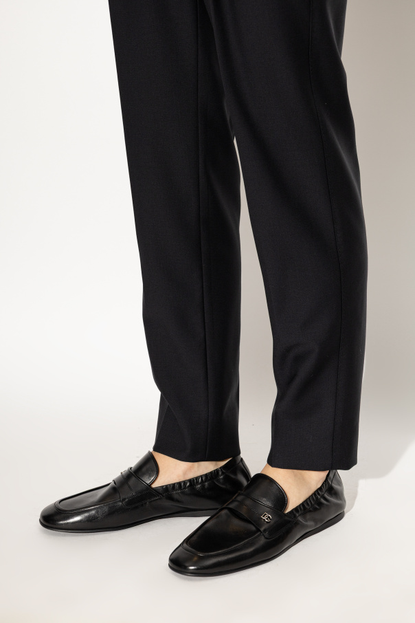 Dolce & Gabbana Sapatos de couro tipo "loafers"