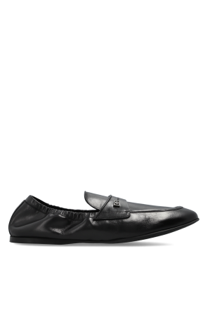 Leather loafers