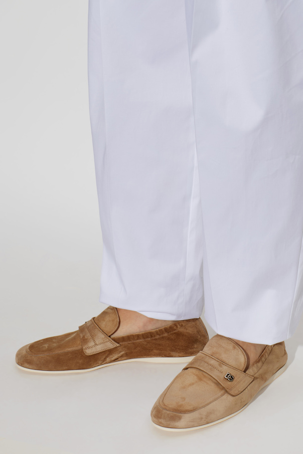 Dolce & Gabbana Sapatos em camurça tipo `loafers`