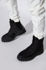dolce frame & Gabbana logo crest patch knitted jumper Boots with logo