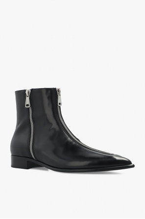 Dolce & Gabbana Kids distressed denim shorts ‘Achille’ ankle boots