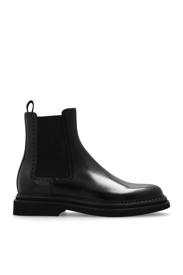 Dolce & Gabbana Leather Chelsea Boots