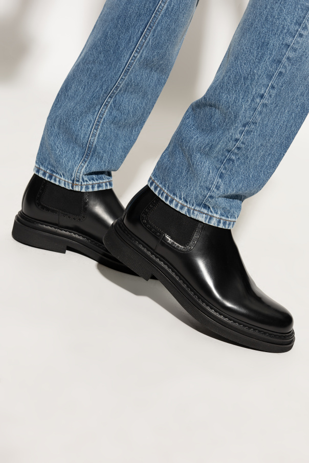 Dolce & Gabbana Leather Chelsea Boots