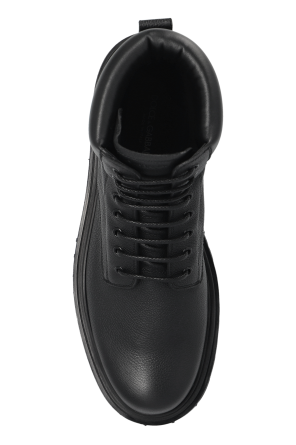 Dolce & Gabbana Skórzane buty za kostkę