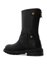 Dolce & Gabbana BLACK Leather biker boots