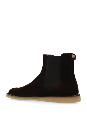 Dolce & Gabbana Suede Chelsea Boots