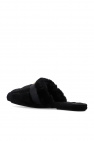 dolce & gabbana suede shoes Slides with logo