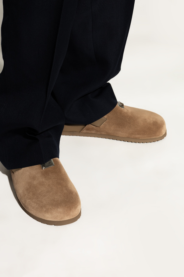 Dolce & Gabbana Suede Slippers