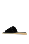 Dolce & Gabbana BLACK Suede Slippers