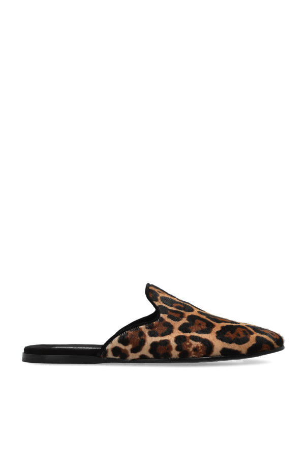 Animal print slides od Dolce & Gabbana