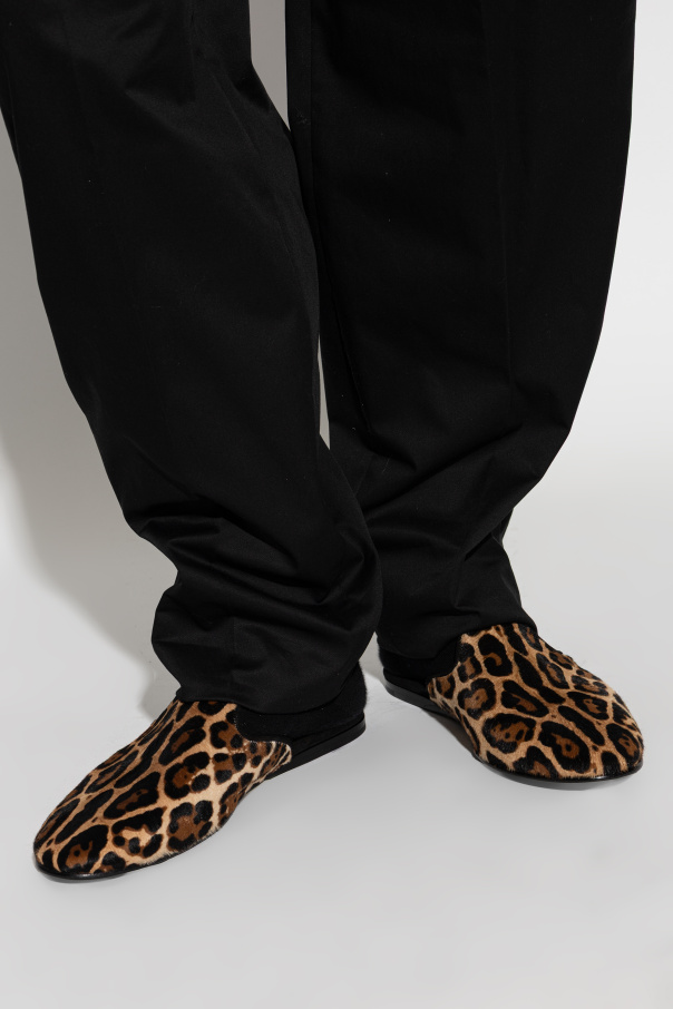 Dolce & Gabbana Chanclas con estampado animal