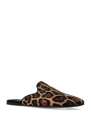 Dolce & Gabbana Chanclas con estampado animal