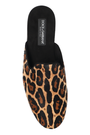 Dolce & Gabbana Chanclas con estampado animal