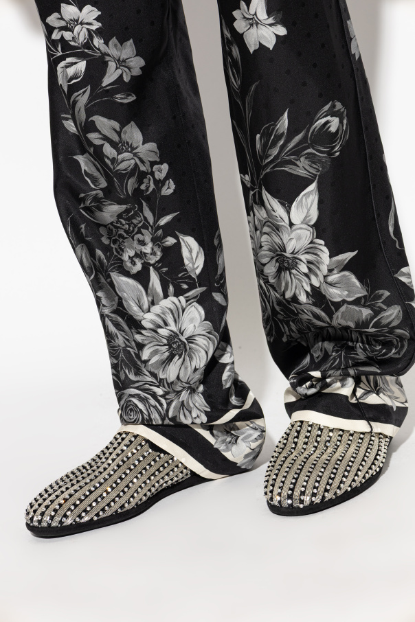 Dolce & Gabbana Zapatos con apliques brillantes