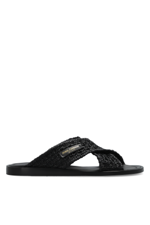 Chanclas con parche con logo