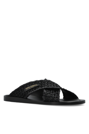 Dolce & Gabbana Slides with logo patch