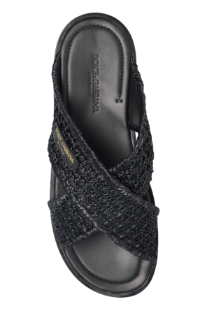 Dolce & Gabbana Slides with logo patch