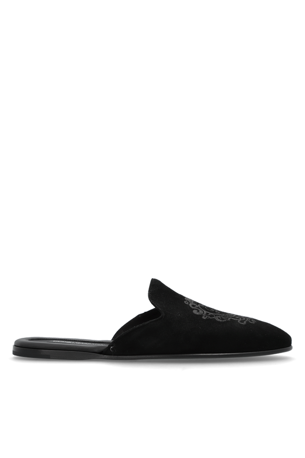 Suede slides od Dolce & Gabbana