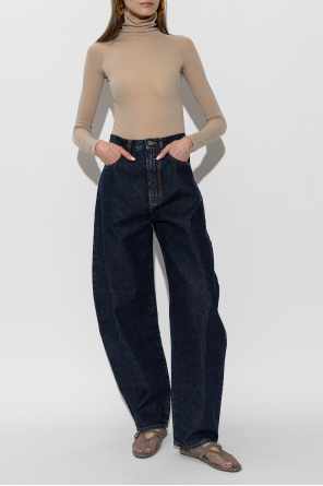 Alaïa Ballet flats with shimmering crystals