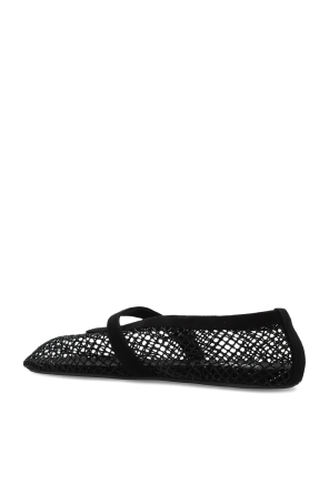 Alaïa Bailarinas com cristais cintilantes