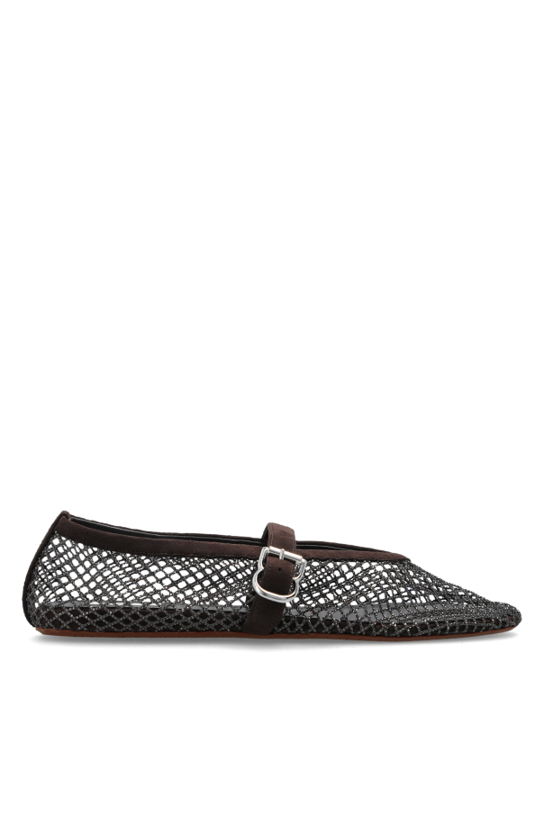Ballet flats with shimmering crystals od Alaïa