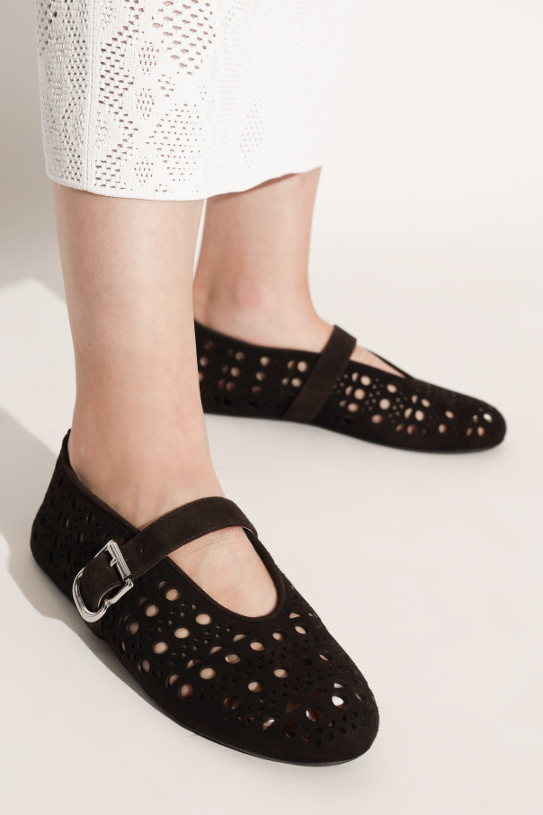 Alaïa Suede ballerinas