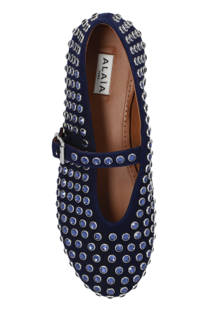 Alaïa Ballet flats with decorative finish