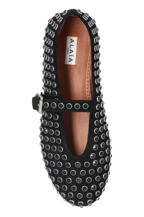 Alaïa Ballet flats with decorative finish