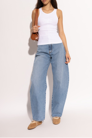 Alaïa Suede ballet flats