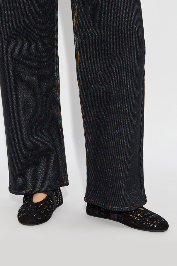 Alaïa Leather ballet flats