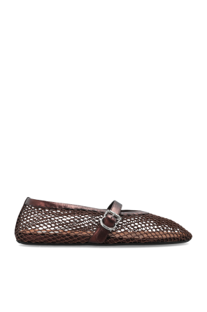 Ballet flats with strap
